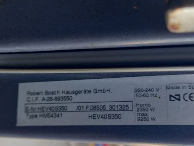 BOSCH Einbauherd Set mit Cerankochfeld - Selbstabholer Cala Mendia
