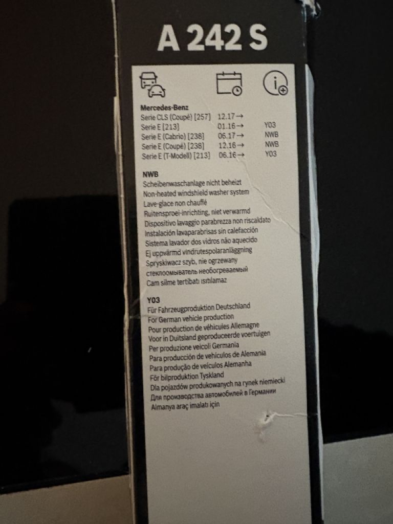 Bosch Scheibenwischer