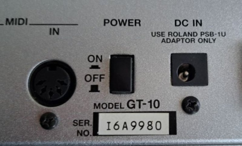 Boss GT10 - Multieffekt Pedal
