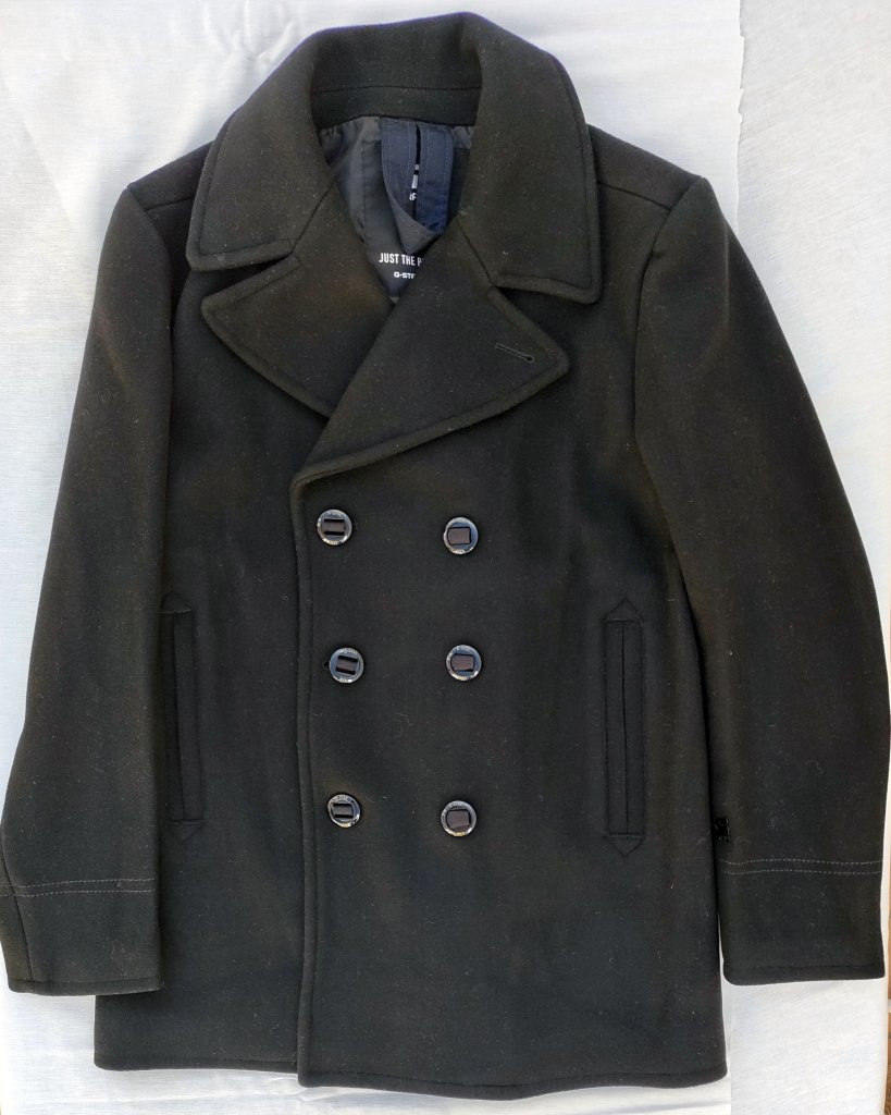 Brandneuer Wollmantel Peacoat G-STAR RAW 100% reine Wolle (pure wool)