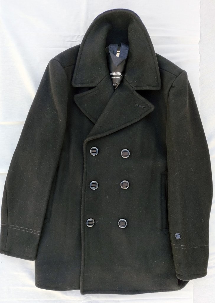 Brandneuer Wollmantel Peacoat G-STAR RAW 100% reine Wolle (pure wool)