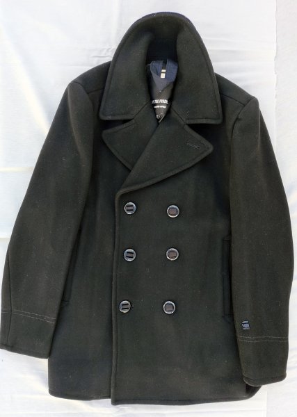 Brandneuer Wollmantel Peacoat G-STAR RAW 100% reine Wolle (pure wool)