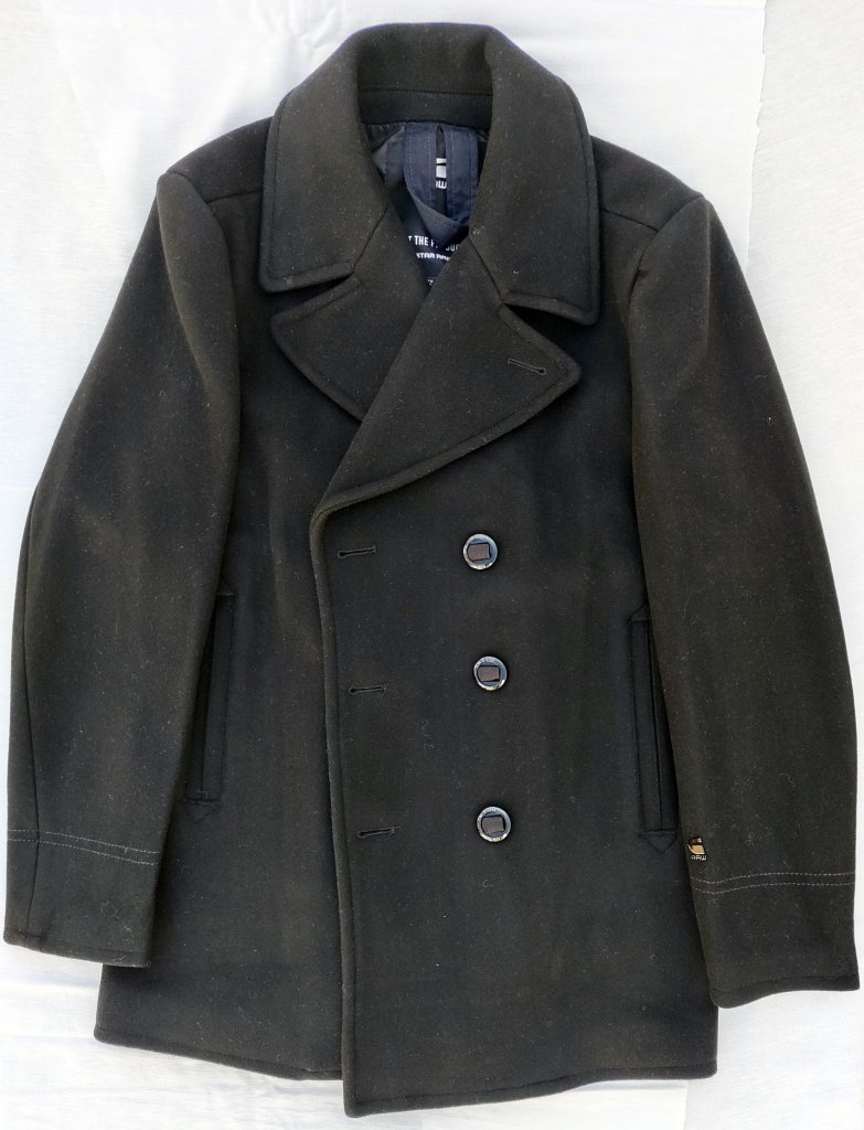 Brandneuer Wollmantel Peacoat G-STAR RAW 100% reine Wolle (pure wool)