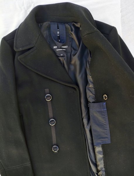 Brandneuer Wollmantel Peacoat G-STAR RAW 100% reine Wolle (pure wool)