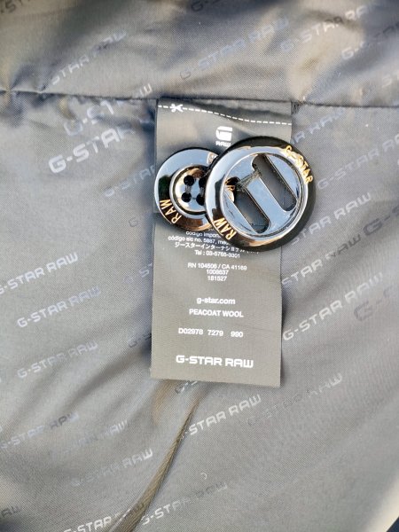Brandneuer Wollmantel Peacoat G-STAR RAW 100% reine Wolle (pure wool)