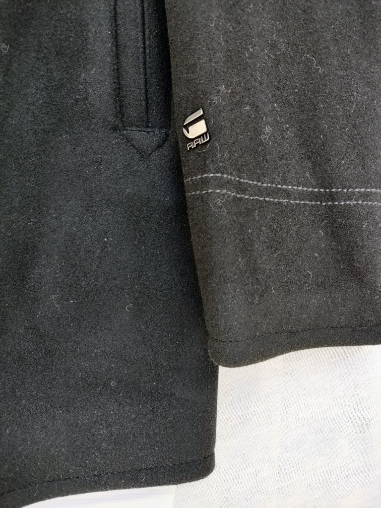 Brandneuer Wollmantel Peacoat G-STAR RAW 100% reine Wolle (pure wool)