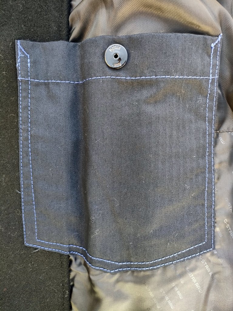 Brandneuer Wollmantel Peacoat G-STAR RAW 100% reine Wolle (pure wool)