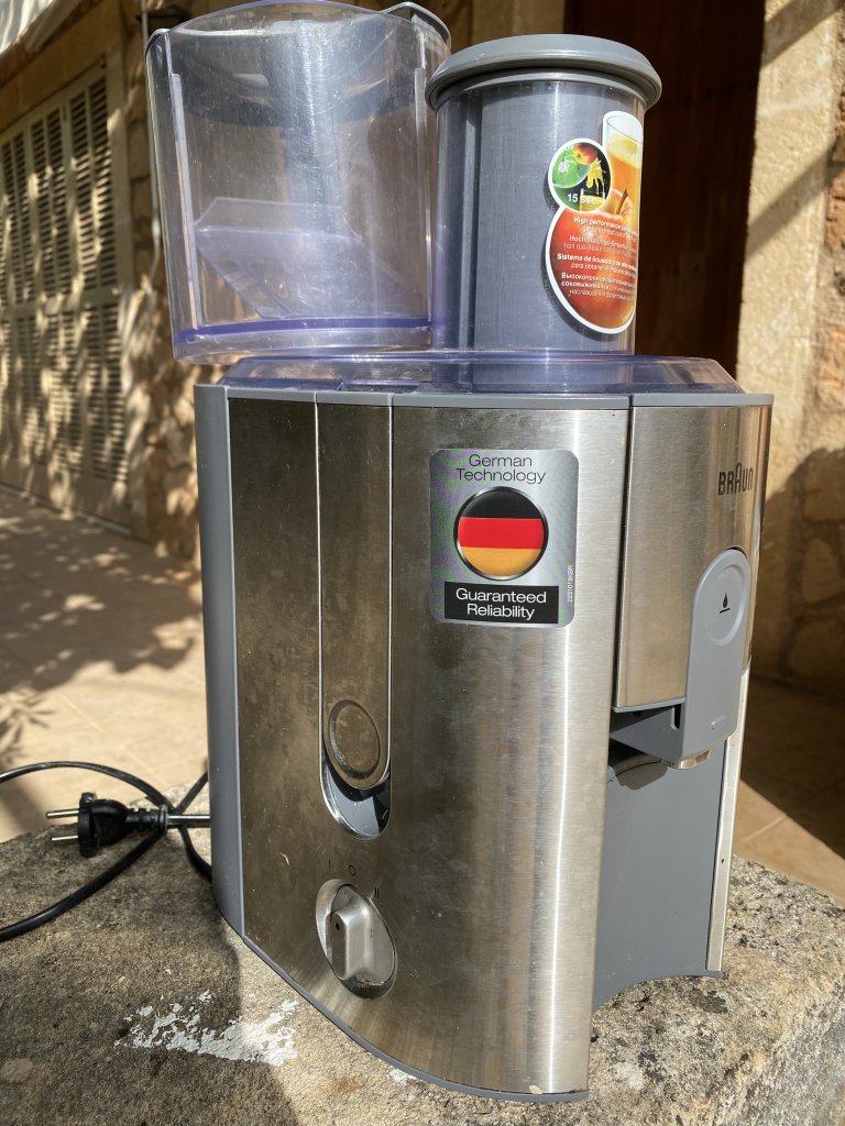 Braun Entsafter  Edelstahl