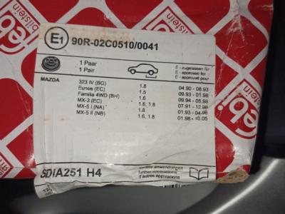 Brake Discs Mazda MX 5 Type NB