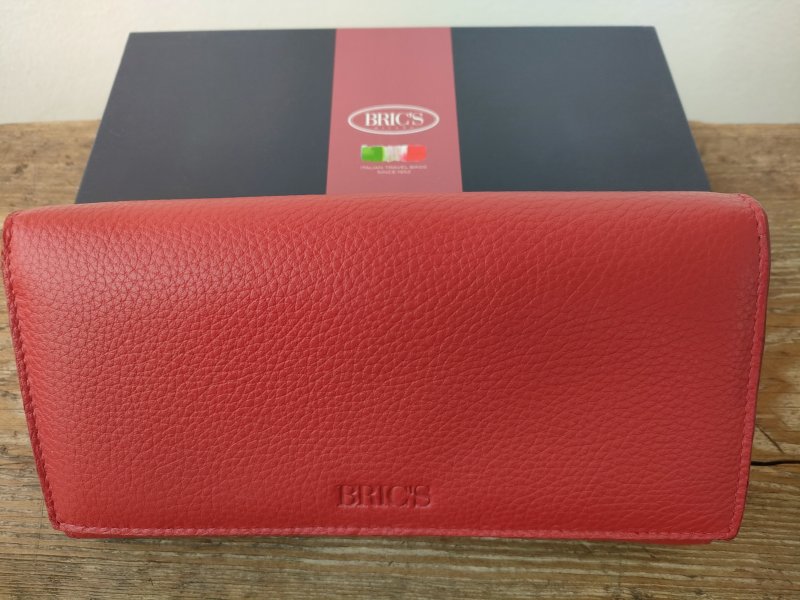 Bric's Italia Portemonnaie Brieftasche Geldbörse echtes Leder RIFD PROTECTED
