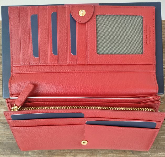 Bric's Italia Portemonnaie Brieftasche Geldbörse echtes Leder RIFD PROTECTED