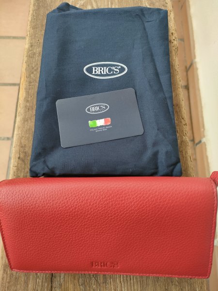 Bric's Italia Portemonnaie Brieftasche Geldbörse echtes Leder RIFD PROTECTED