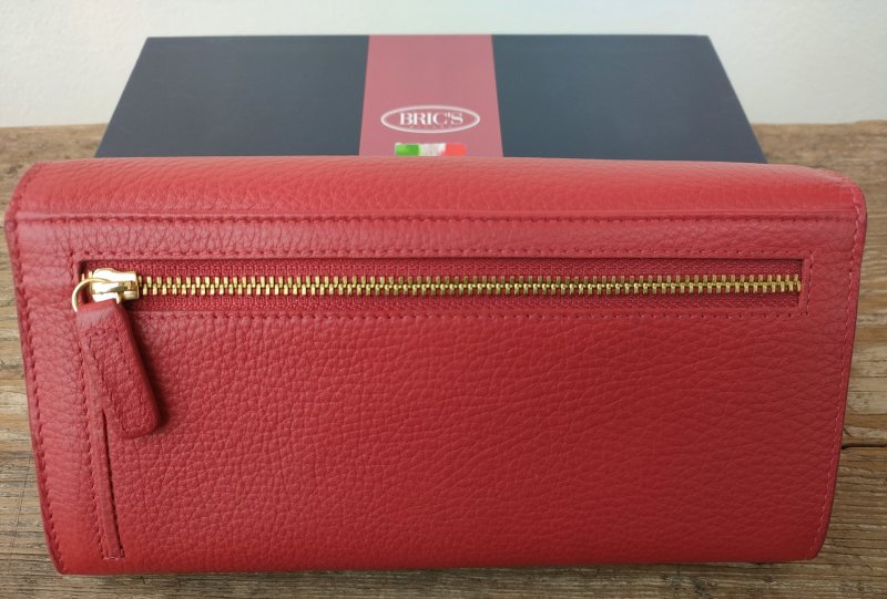 Bric's Italia Portemonnaie Brieftasche Geldbörse echtes Leder RIFD PROTECTED