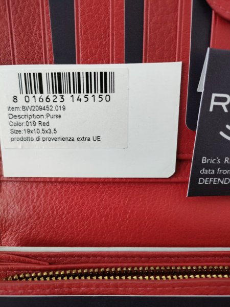 Bric's Italia Portemonnaie Brieftasche Geldbörse echtes Leder RIFD PROTECTED