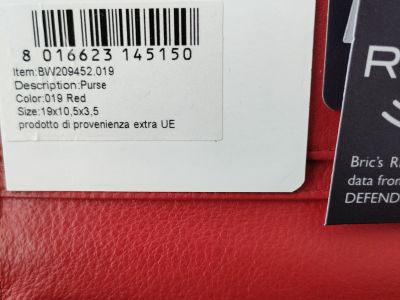 Bric's Italia Portemonnaie Brieftasche Geldbörse echtes Leder RIFD PROTECTED