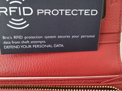 Bric's Italia Portemonnaie Brieftasche Geldbörse echtes Leder RIFD PROTECTED