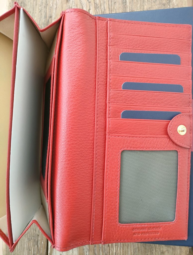 Bric's Italia Portemonnaie Brieftasche Geldbörse echtes Leder RIFD PROTECTED