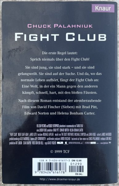 Book - Fight Club