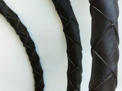 Bullenpeitsche Lederpeitsche 260cm in Farbe braun