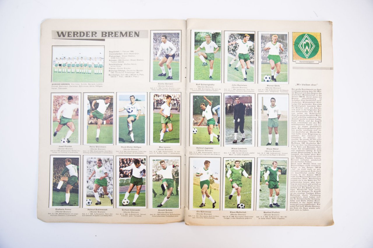 Bundesliga Aces sticker album 1966/67 complete