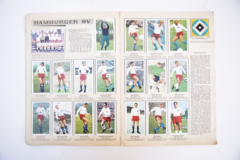 Bundesliga Aces sticker album 1966/67 complete