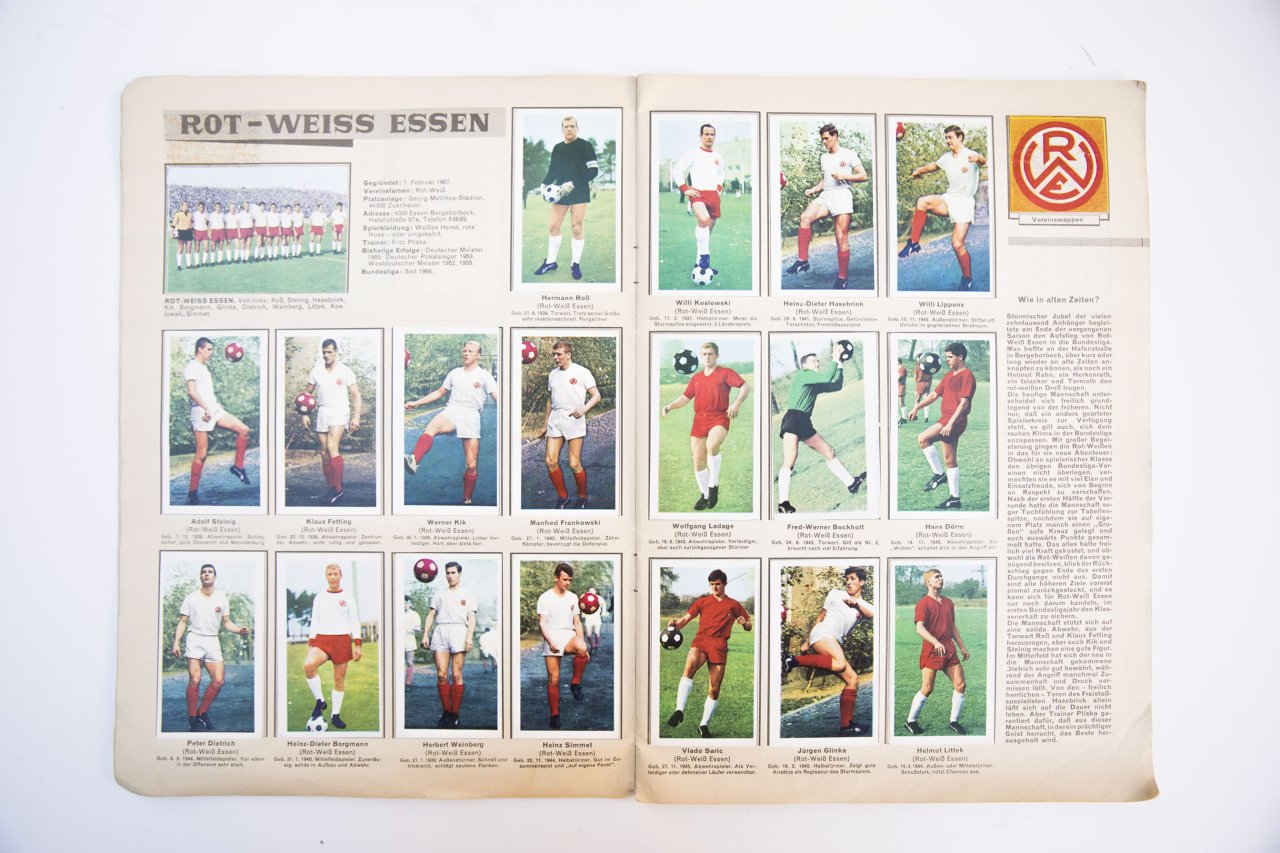 Bundesliga Aces sticker album 1966/67 complete