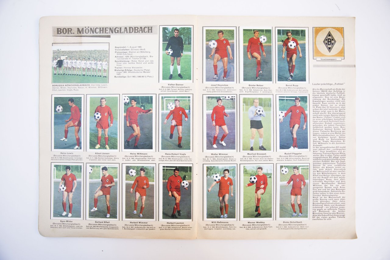 Bundesliga Aces sticker album 1966/67 complete