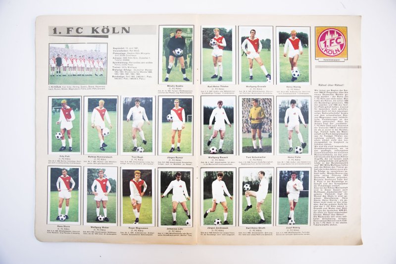 Bundesliga Aces sticker album 1966/67 complete