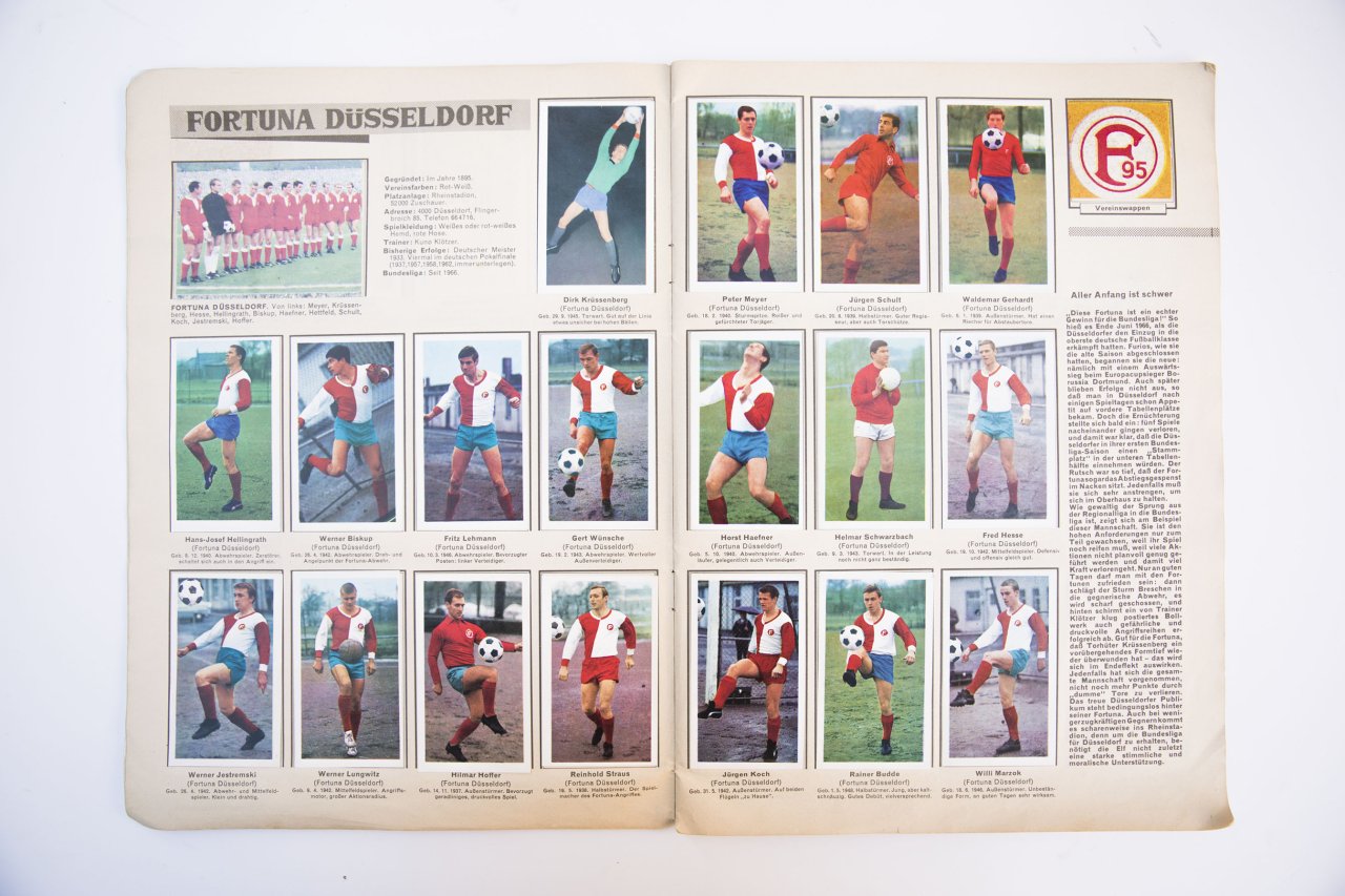 Bundesliga Aces sticker album 1966/67 complete