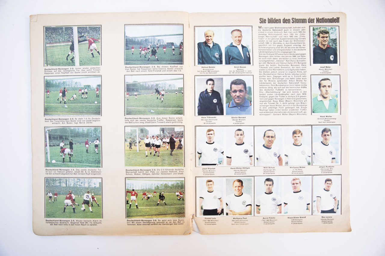 Bundesliga Aces sticker album 1966/67 complete