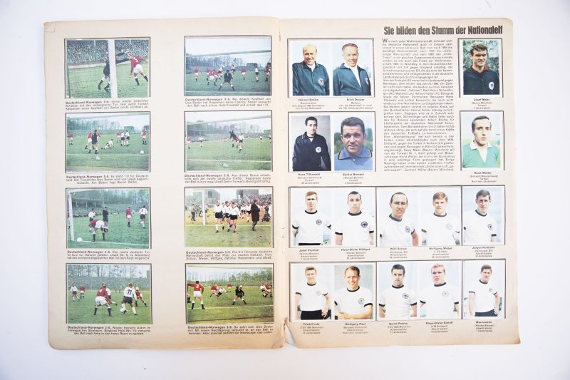 Bundesliga Aces sticker album 1966/67 complete