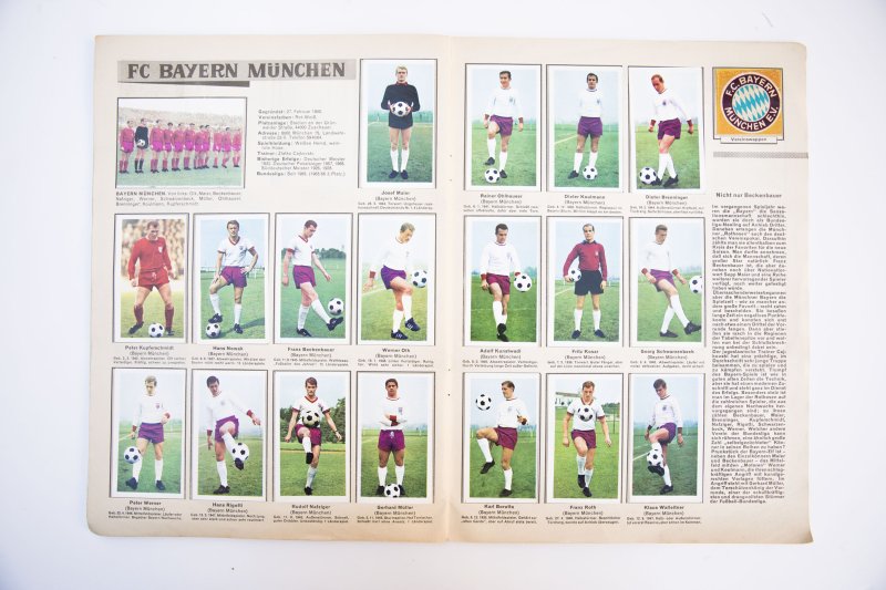 Bundesliga Aces sticker album 1966/67 complete