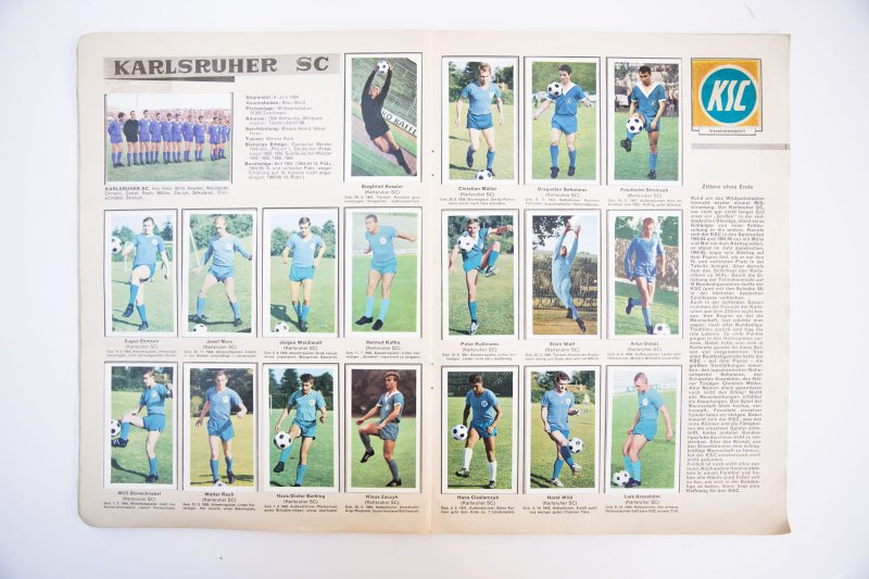 Bundesliga Aces sticker album 1966/67 complete