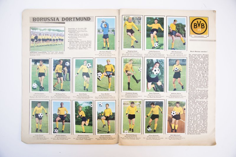 Bundesliga Aces sticker album 1966/67 complete