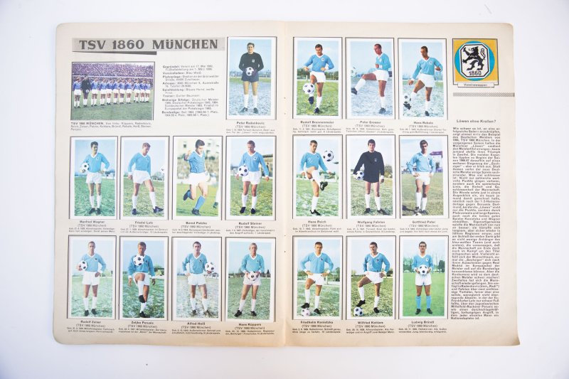 Bundesliga Aces sticker album 1966/67 complete