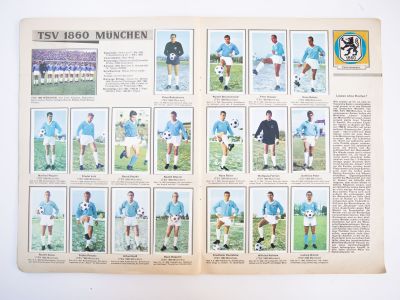 Bundesliga Aces sticker album 1966/67 complete