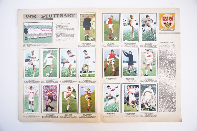 Bundesliga Aces sticker album 1966/67 complete