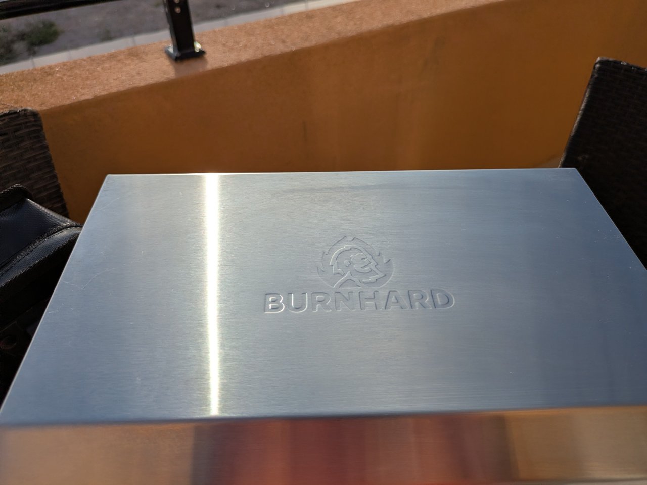 Burnhard folding gas grill Jones Jr.