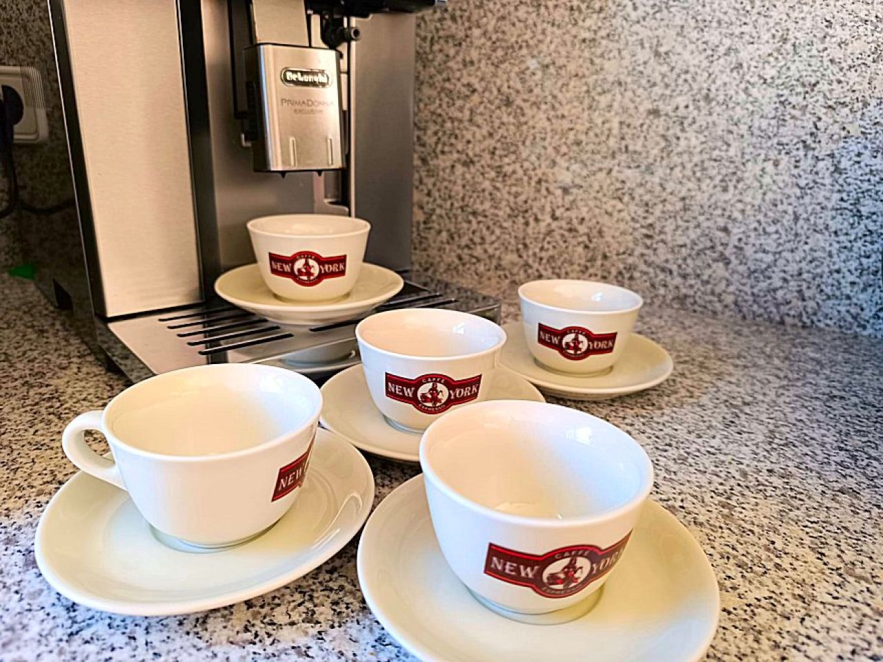 Caffè New York cup set (5-piece), espresso