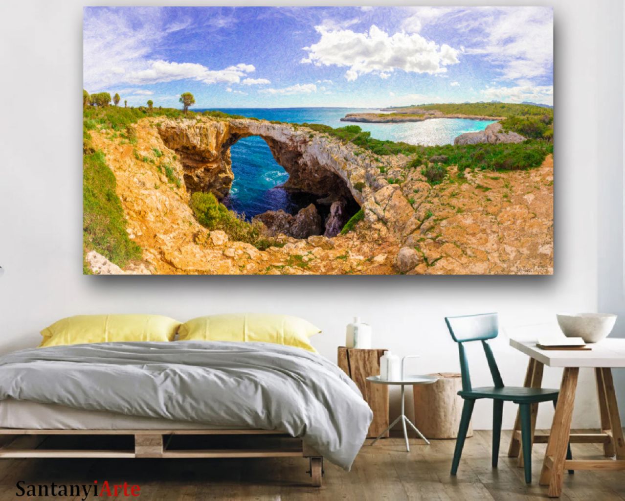 Cala Valquez - Kunst auf Leinwand  170x100cm