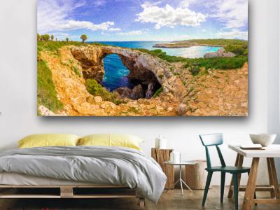 Cala Valquez - Kunst auf Leinwand  170x100cm