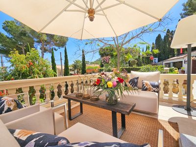 Canyamel: A solo 2 minutos del mar: Elegante finca con 4 dormitorios, piscina y vistas al mar