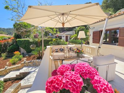 Canyamel: A solo 2 minutos del mar: Elegante finca con 4 dormitorios, piscina y vistas al mar