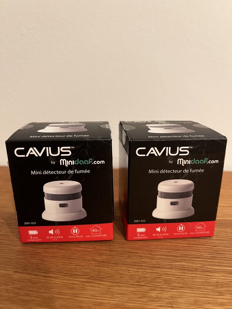 CAVIUS Mini Design Rauchmelder NEU