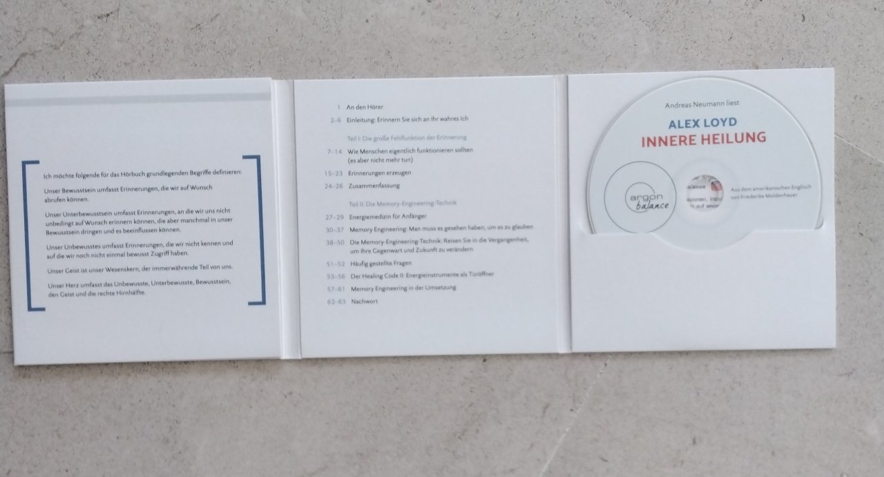 CD / MP3, Alex Loyd Inner Healing, the new Healing Code