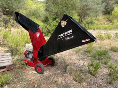 Ceccato Tritone Maxi Profi-Häcksler Honda GX390 kaum benutzt (ARTA)