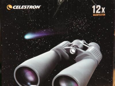 CELESTRON Fernglas "Cometron" 12x70, Sehfeld 4,6 Grad, Gewicht ca. 1,4 kg, brillenträgergeeignet