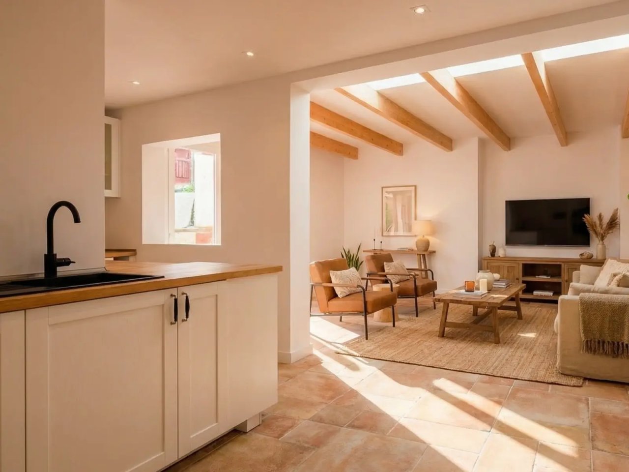 Chalet in Costa de la Calma mit separater Wohnung