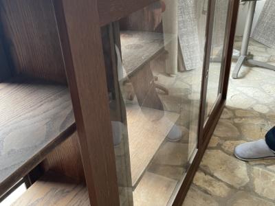 Charming home bar with 2 bar stools & mirror – rustic, decorative, ready to use