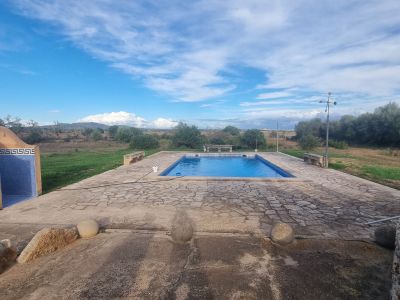 Charmante Parterrefinca mit Pool, Heizung und Grundstück bei Es Llombards - Santanyí